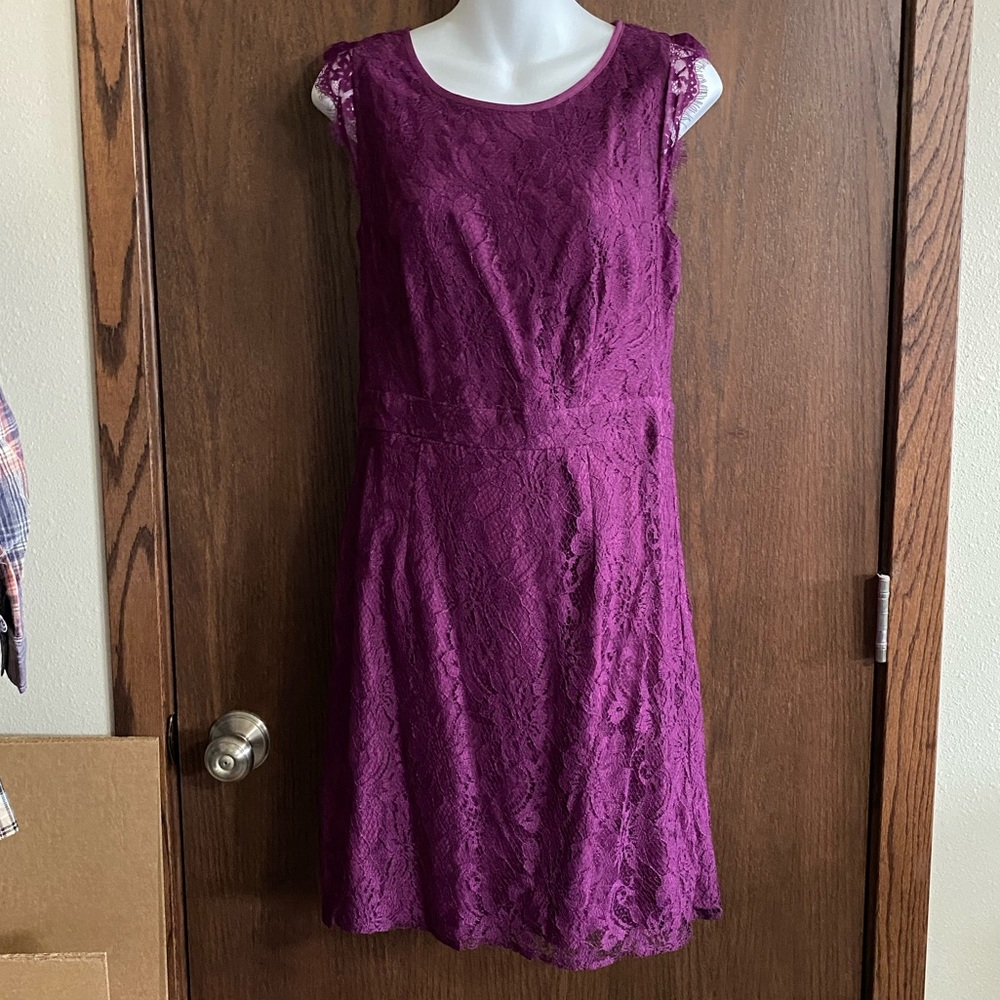 Purple Lace Dress